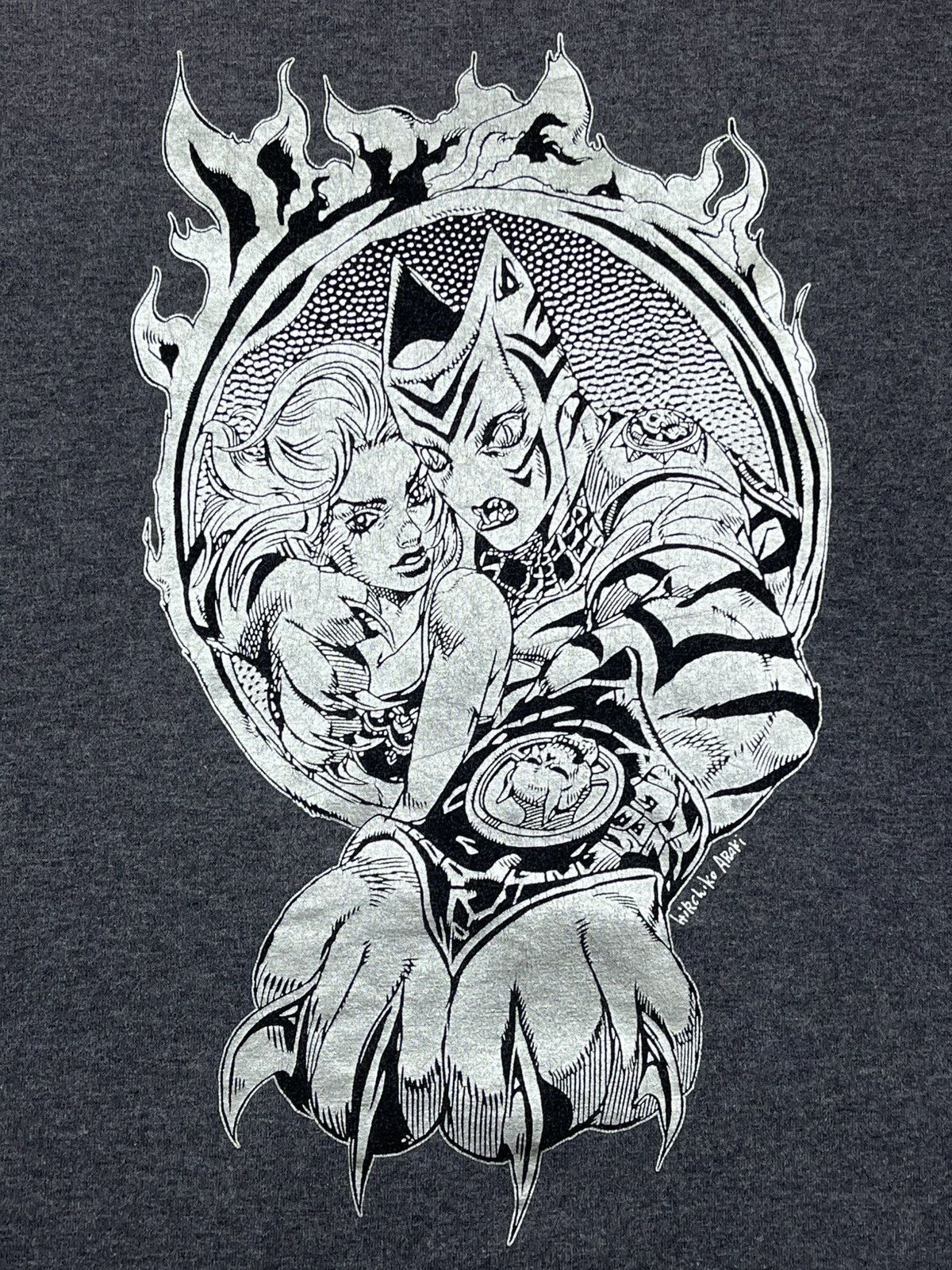 Anime JOJO’S BIZARRE ADVENTURE (ANIME) OVER PRINT VINTAGE Y2K RARE Size US XL / EU 56 / 4 - 1 Thumbnail