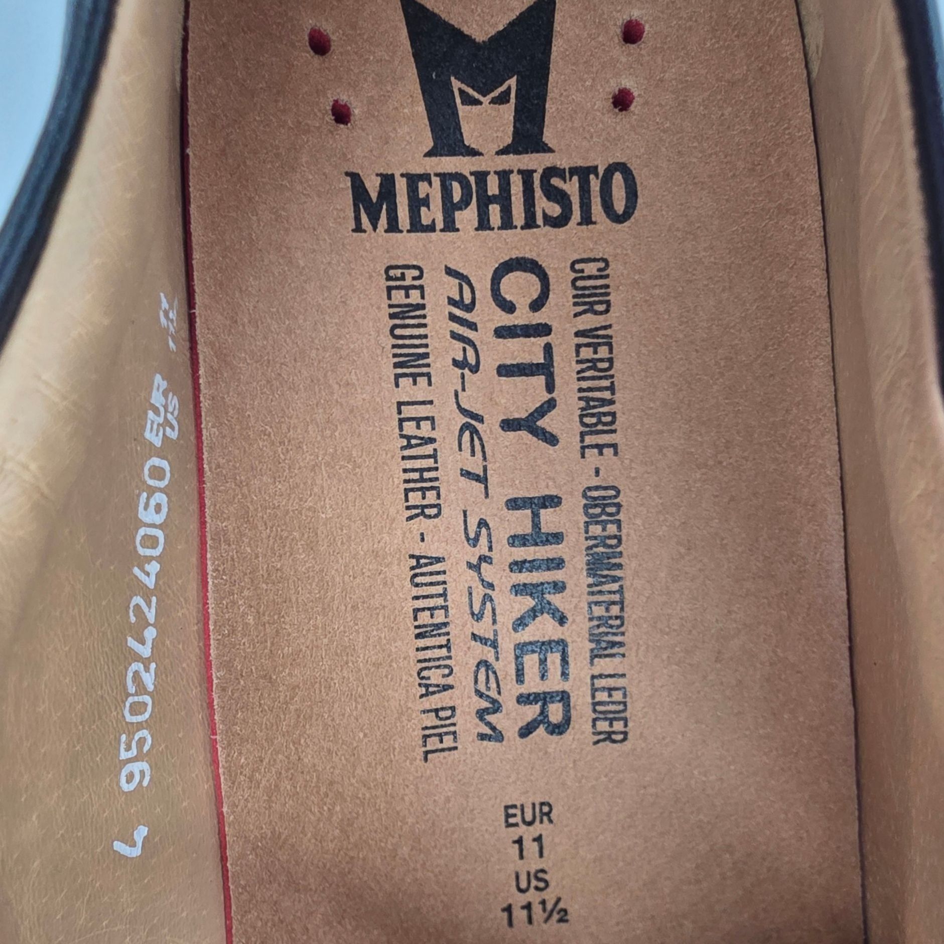 Mephisto NEW Mephisto Hasko City Hiker Black Casual Shoes Mens 11.5 Size US 11.5 / EU 44-45 - 4 Thumbnail