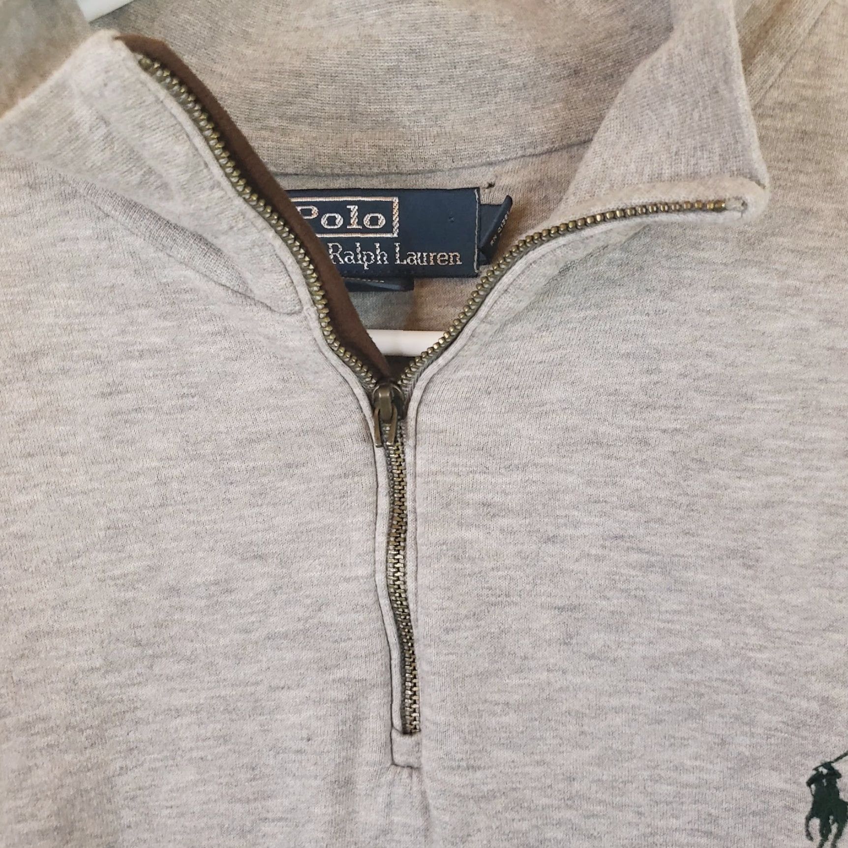 Polo Ralph Lauren Polo Ralph Lauren Pullover Shirt Men L Gray Quarter Zip Lightweight Mock Neck Logo 1/4 Zip Casual Outdoor Preppy Size US L / EU 52-54 / 3 - 5 Thumbnail