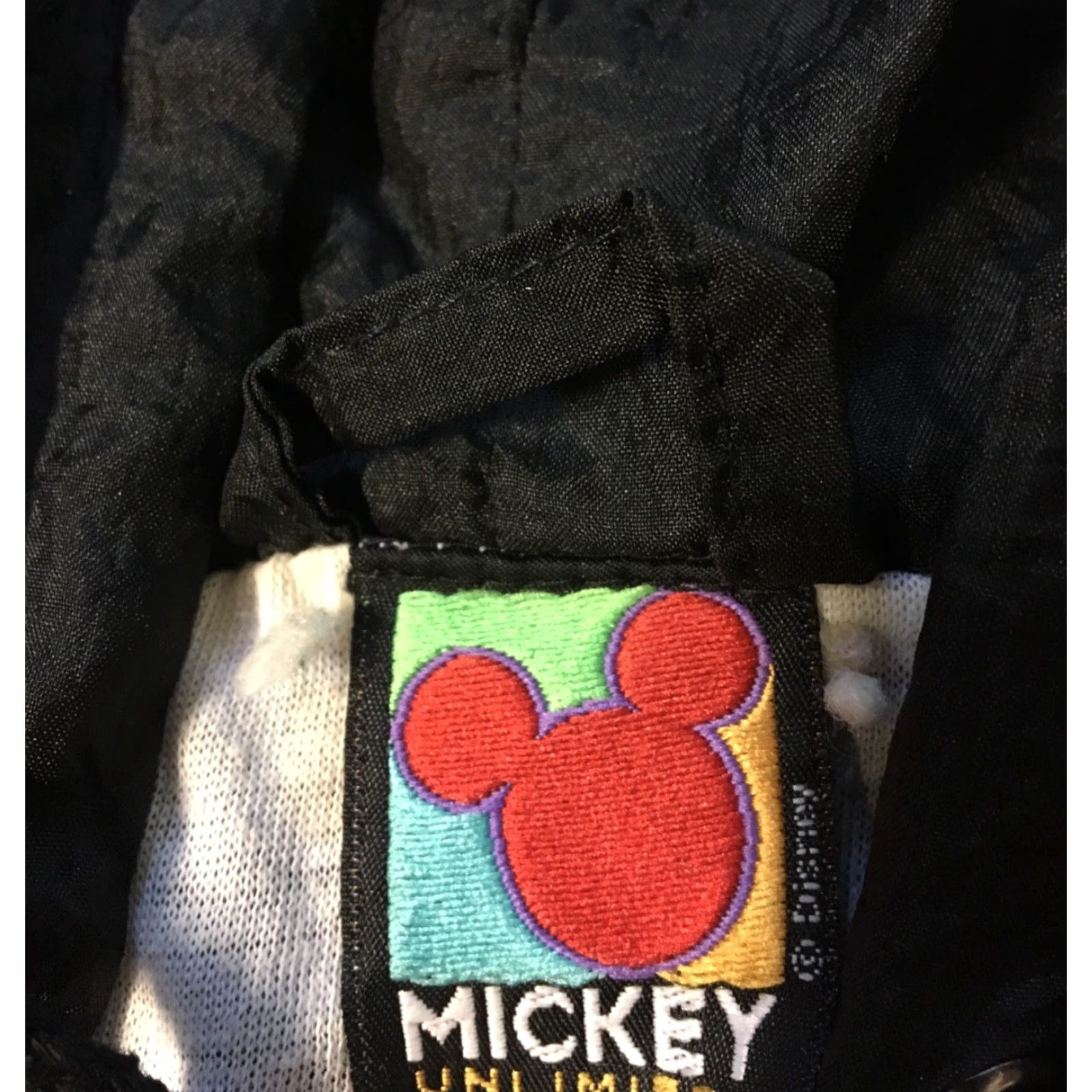 Disney VINTAGE 90s Mickey Mouse Spellout Windbreaker Jacket M Black Mens Disney Shirt? Size US M / EU 48-50 / 2 - 6 Thumbnail
