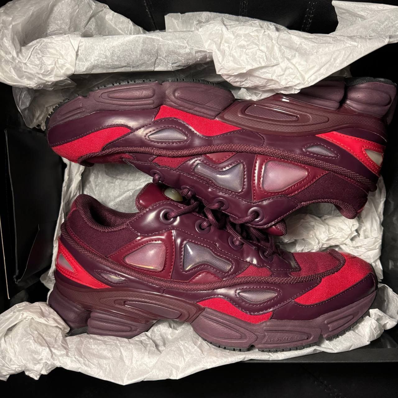 Adidas × Raf Simons Adidas Raf Simons ozweego Burgundy Size US 10.5 / EU 43-44 - 10 Thumbnail