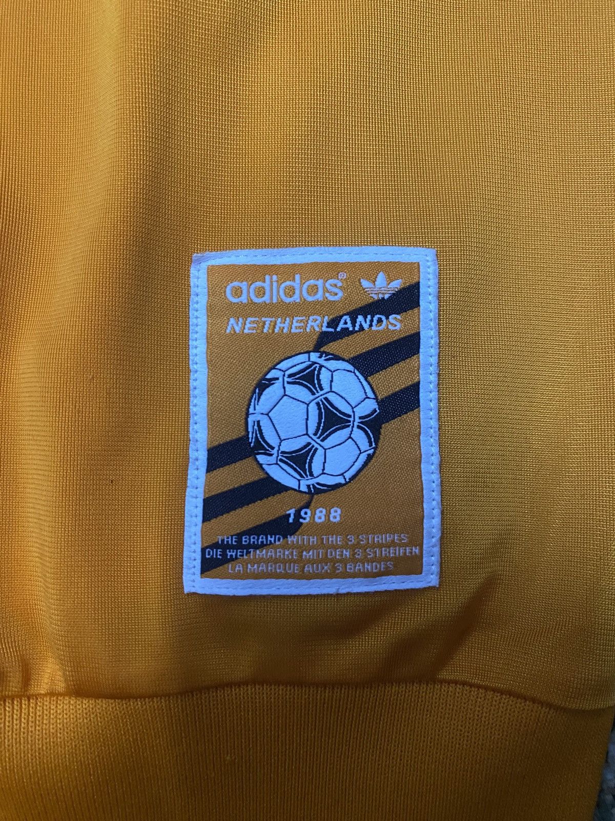 Adidas × Vintage Adidas Holland Tracktop Jacket EURO 1988 Netherlands Size US L / EU 52-54 / 3 - 5 Thumbnail
