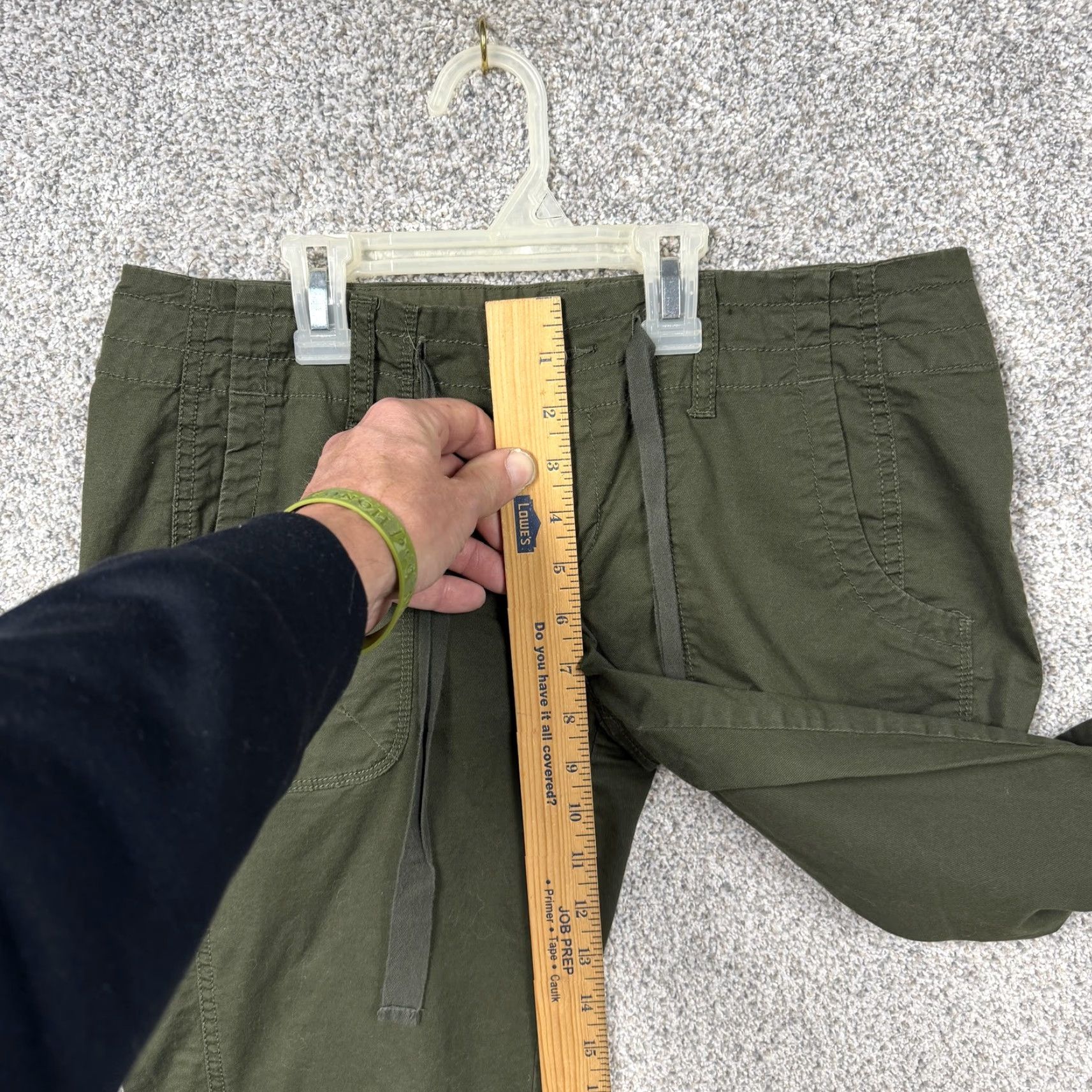 Old Navy Old Navy Pants Women 6 Green Twill Straight Leg Utility Casual Gorpcore Military Size 28" / US 6 / IT 42 - 5 Thumbnail