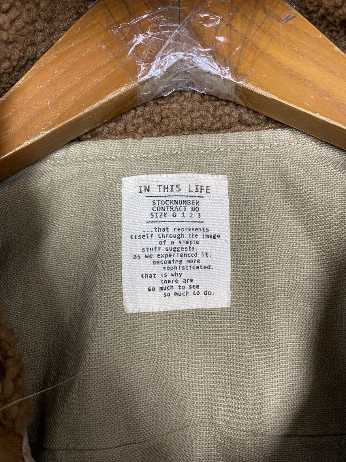 Vintage Rare‼️ Vintage In This Life Workwear Jacket Fur Hoodie Size US M / EU 48-50 / 2 - 7 Thumbnail