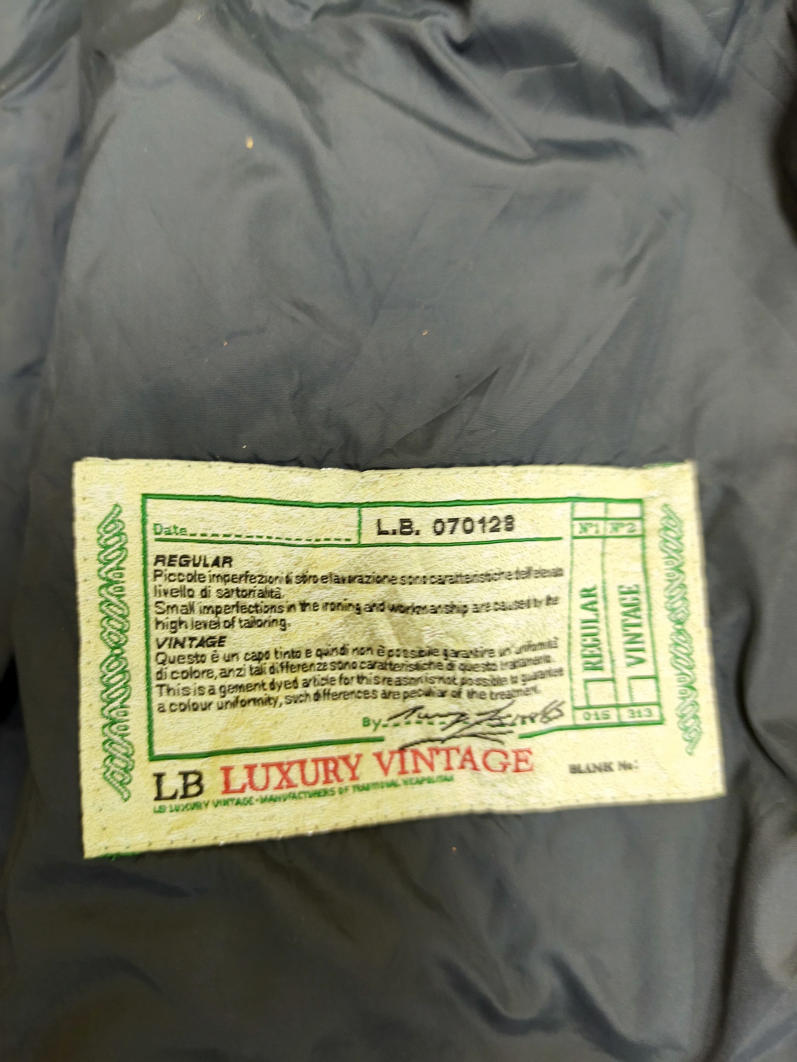 Luigi Borrelli Luigi Borrelli Luxury Vintage 1957 Lambskin Lined Jacket Size US S / EU 44-46 / 1 - 15 Thumbnail