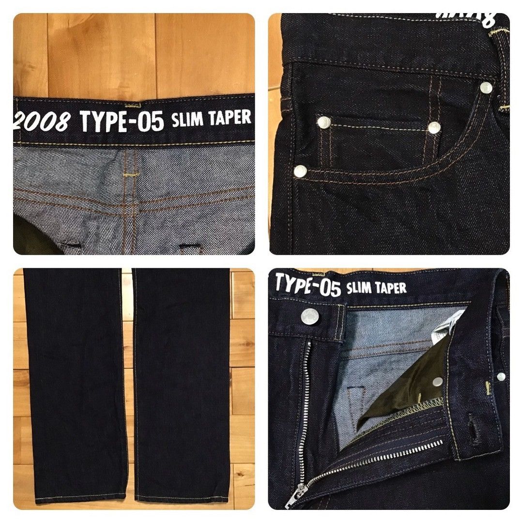 Bape BAPE × OVO LOGO Denim Pants a bathing ape ★size M Size US 32 / EU 48 - 6 Thumbnail