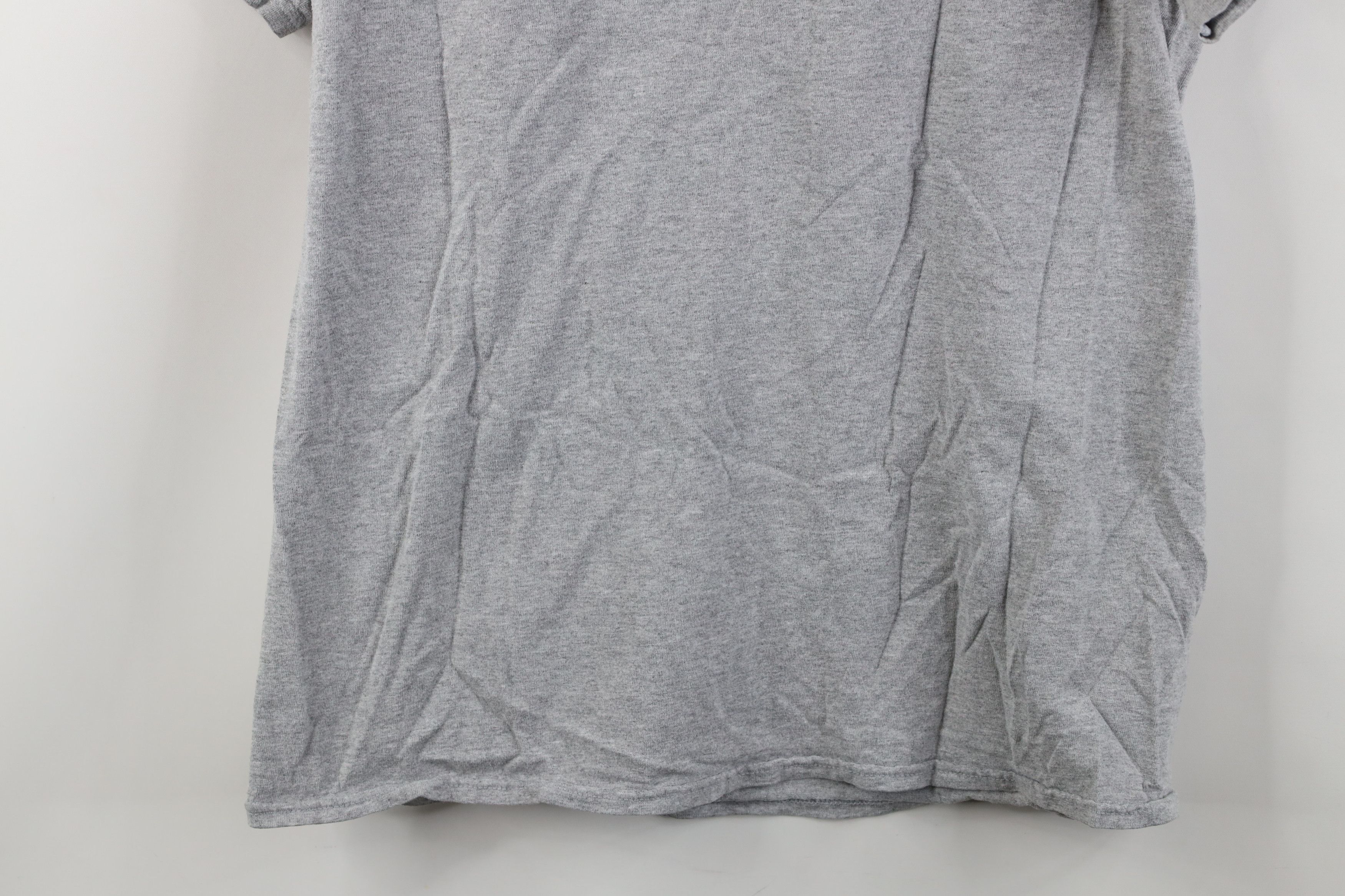 Vintage Vintage 90s Y2K Streetwear Short Sleeve T-Shirt Heather Gray Size US M / EU 48-50 / 2 - 11 Thumbnail