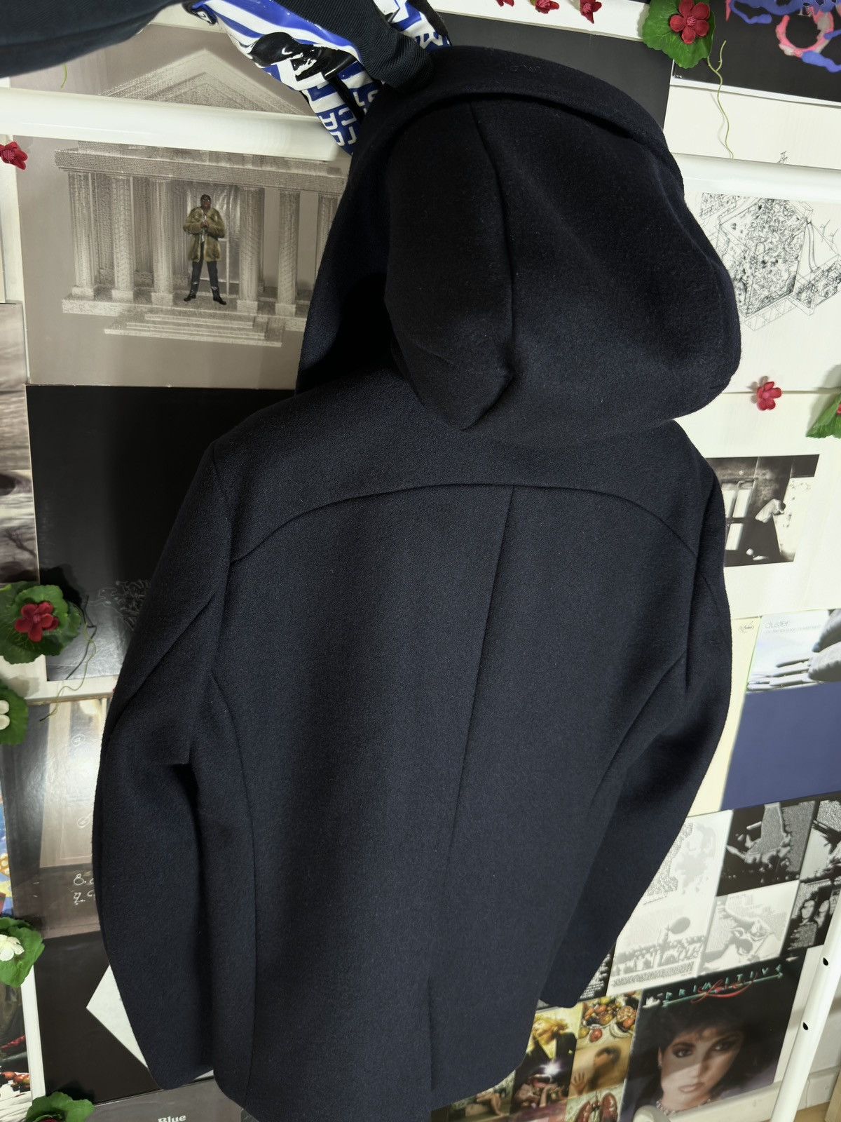 Kazuyuki Kumagai Attachment Hooded Cashmere Blend Coat Size US S / EU 44-46 / 1 - 6 Thumbnail