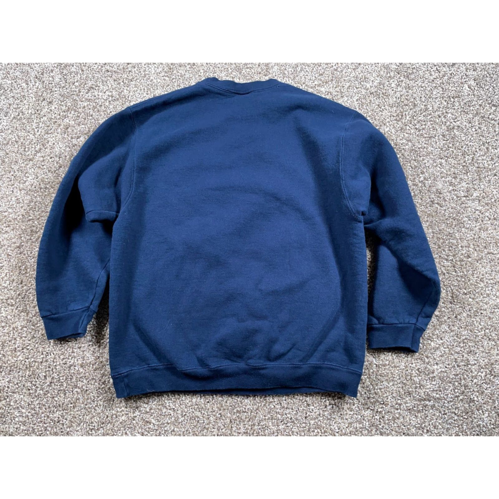 Vintage VTG Pluma Scenic Bird Barn Outdoor Print Sweatshirt Adult Large Blue Heavyweight Size L / US 10 / IT 46 - 3 Thumbnail