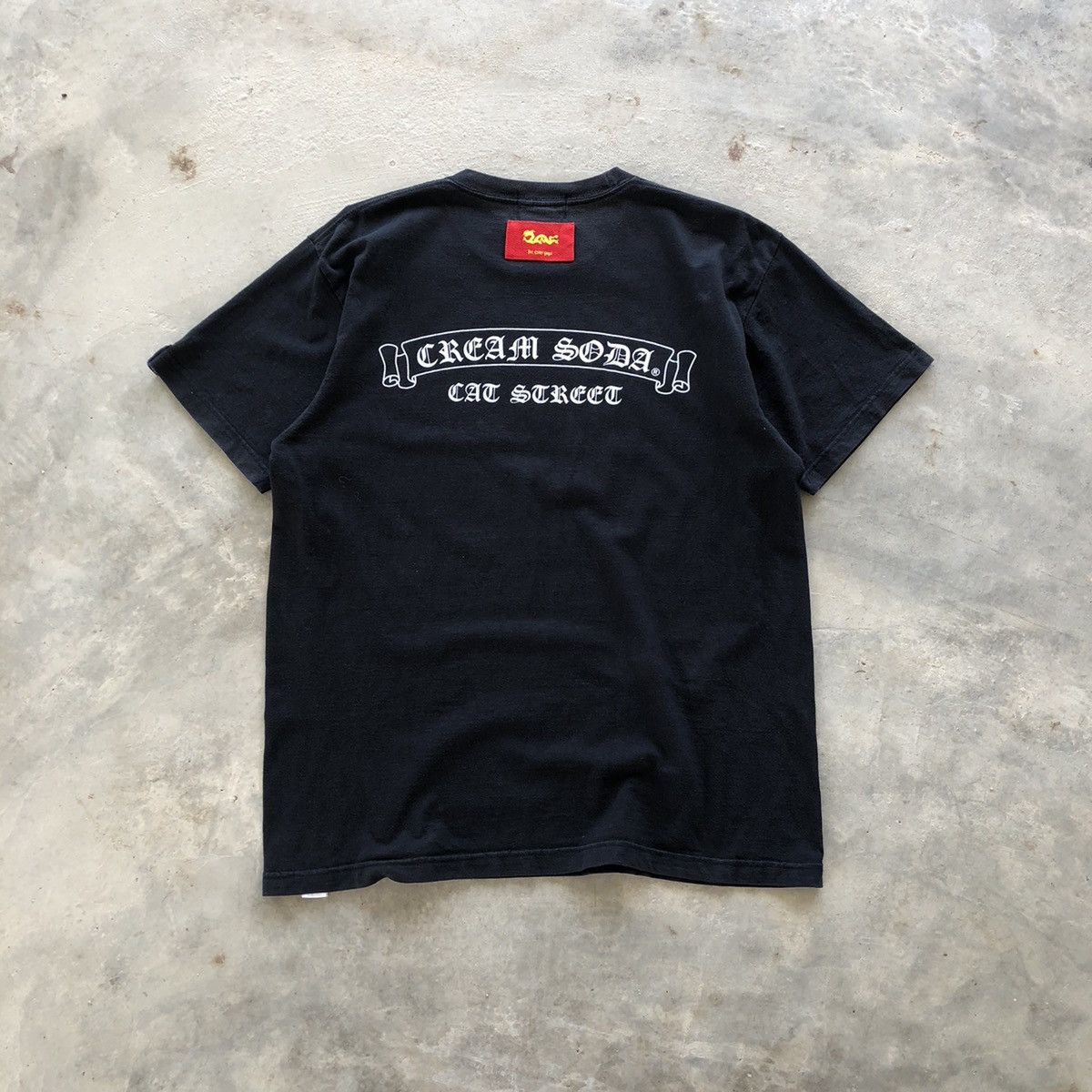 Japanese Brand × Vintage CREAM SODA Rare Gothic Spellout Design T-Shirt Size US L / EU 52-54 / 3 - 2 Thumbnail