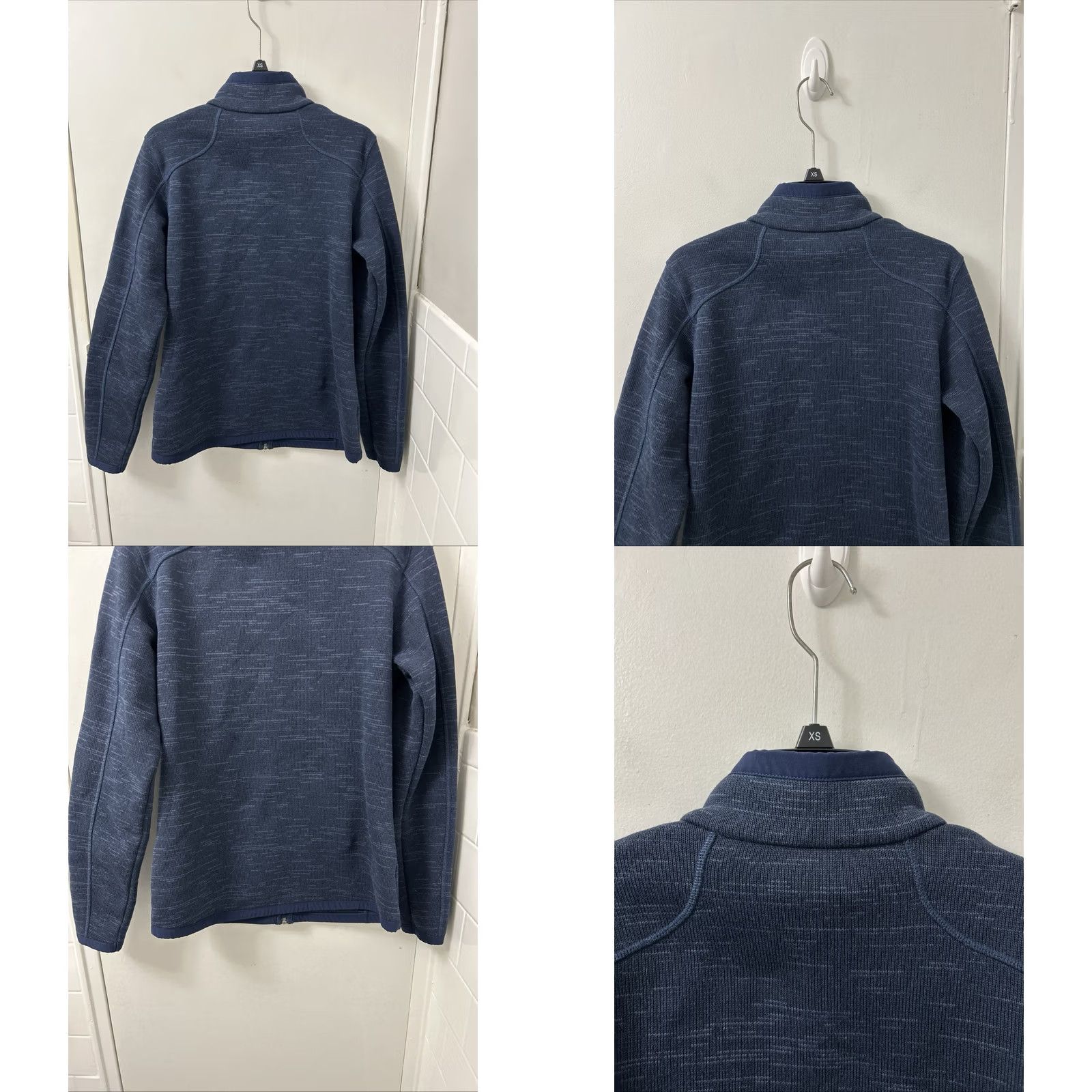 Eddie Bauer Eddie Bauer Fleece Jacket Womens Medium Navy Full Zip Pockets Blue Wide Fit Casual Activewear Hiking Golf Gym Training Mens Women Girls? Size M / US 6-8 / IT 42-44 - 8 Thumbnail