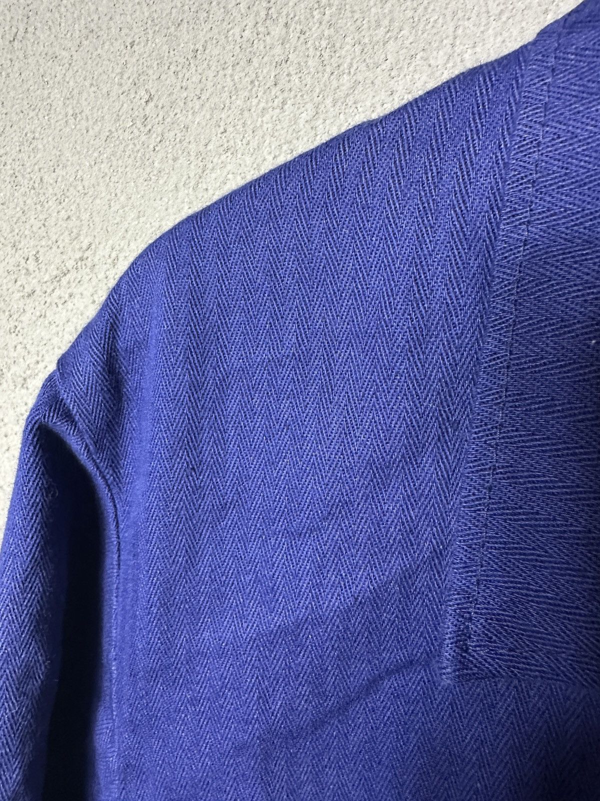 Le Laboureur × Vintage VINTAGE 80s French Jacket Adult Blue Sanfor Chore Workwear Size US M / EU 48-50 / 2 - 6 Thumbnail