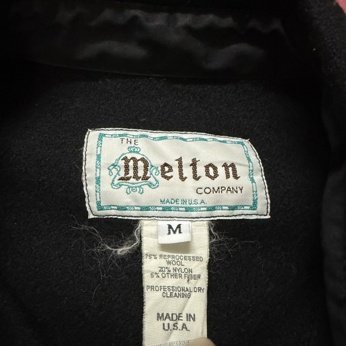 Vintage Vintage Melton Black Wool Shirt Button up Size US L / EU 52-54 / 3 - 8 Thumbnail