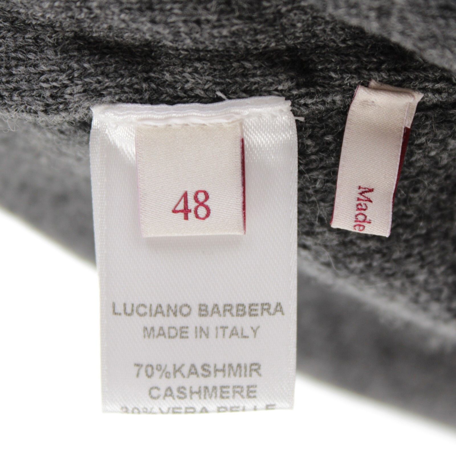 Luciano Barbera Luciano Barbera Sweater Size US S in Gray Size US S / EU 44-46 / 1 - 8 Thumbnail