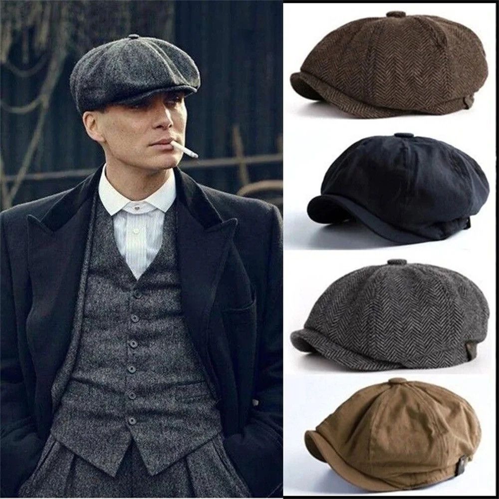 Boycott × CA4LA × Japanese Brand BOYCOTT Newsboy Wool Hat / Peaky Blinders Style Size ONE SIZE - 2 Thumbnail