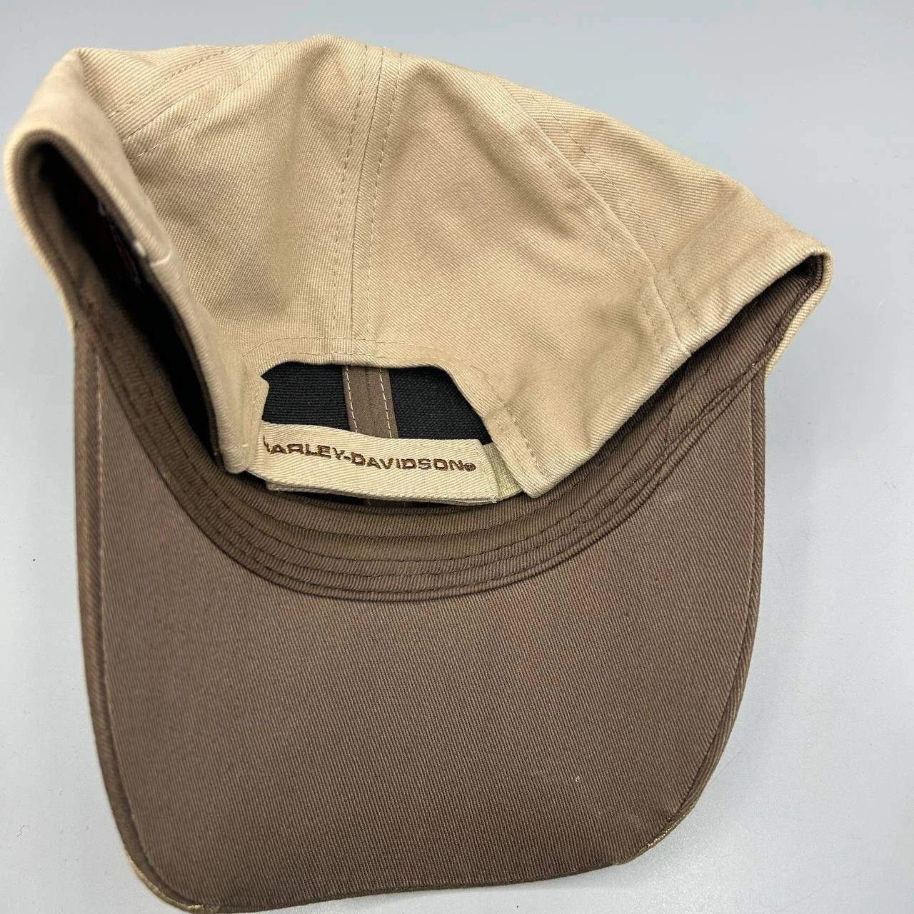 Harley Davidson Harley Davidson Motorcycles Hat Embroidered StrapBack Cotton Size ONE SIZE - 3 Thumbnail