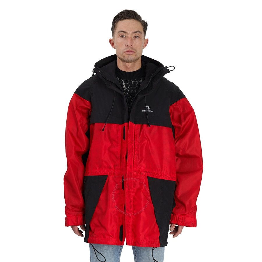Balenciaga BALENCIAGA 2021AW Hybrid Colorblock Parka Denim Jacket Size US M / EU 48-50 / 2 - 10 Thumbnail