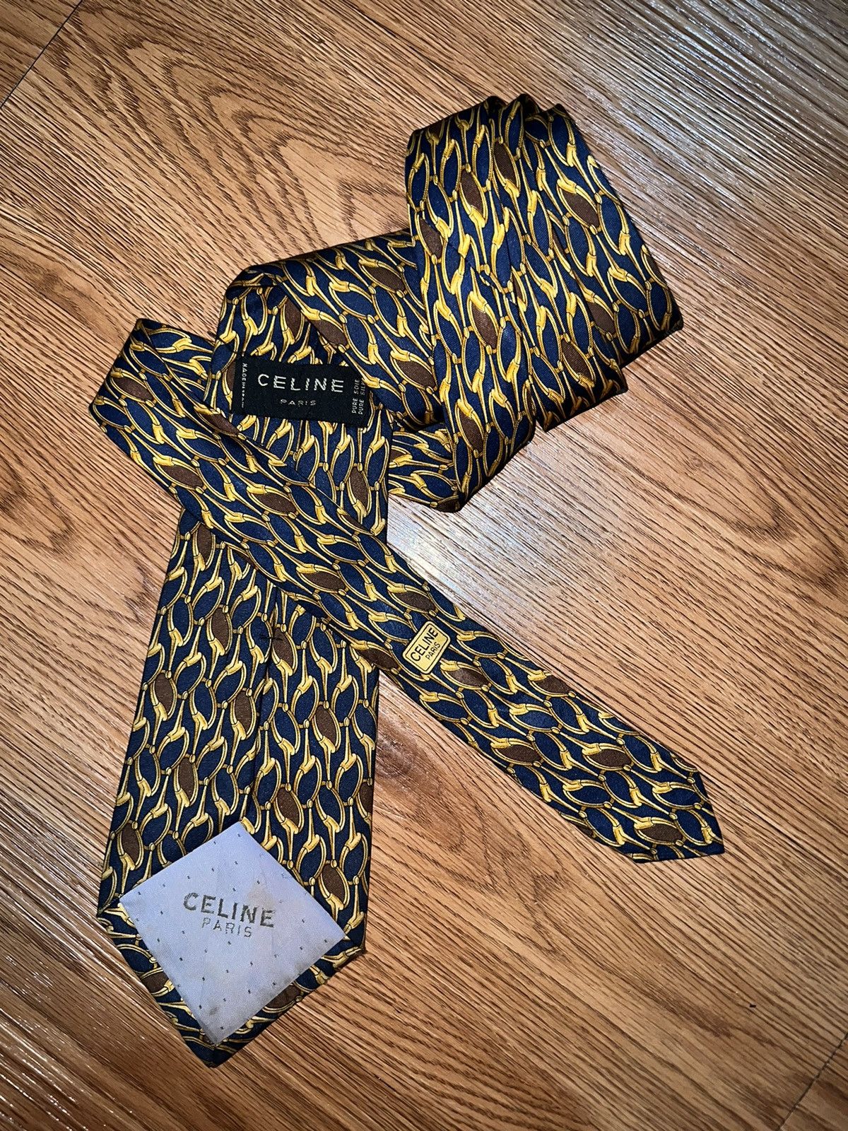 Celine × Designer × Vintage CELINE vtg rare item tie Size ONE SIZE - 8 Thumbnail