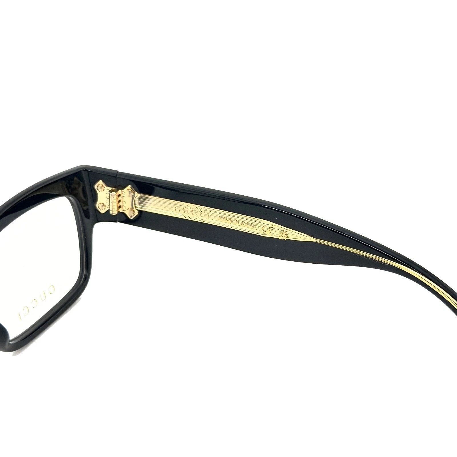 Gucci GUCCI GG1707O 1707 Black Crystal Rectangular Eyeglasses 001 Size ONE SIZE - 7 Thumbnail