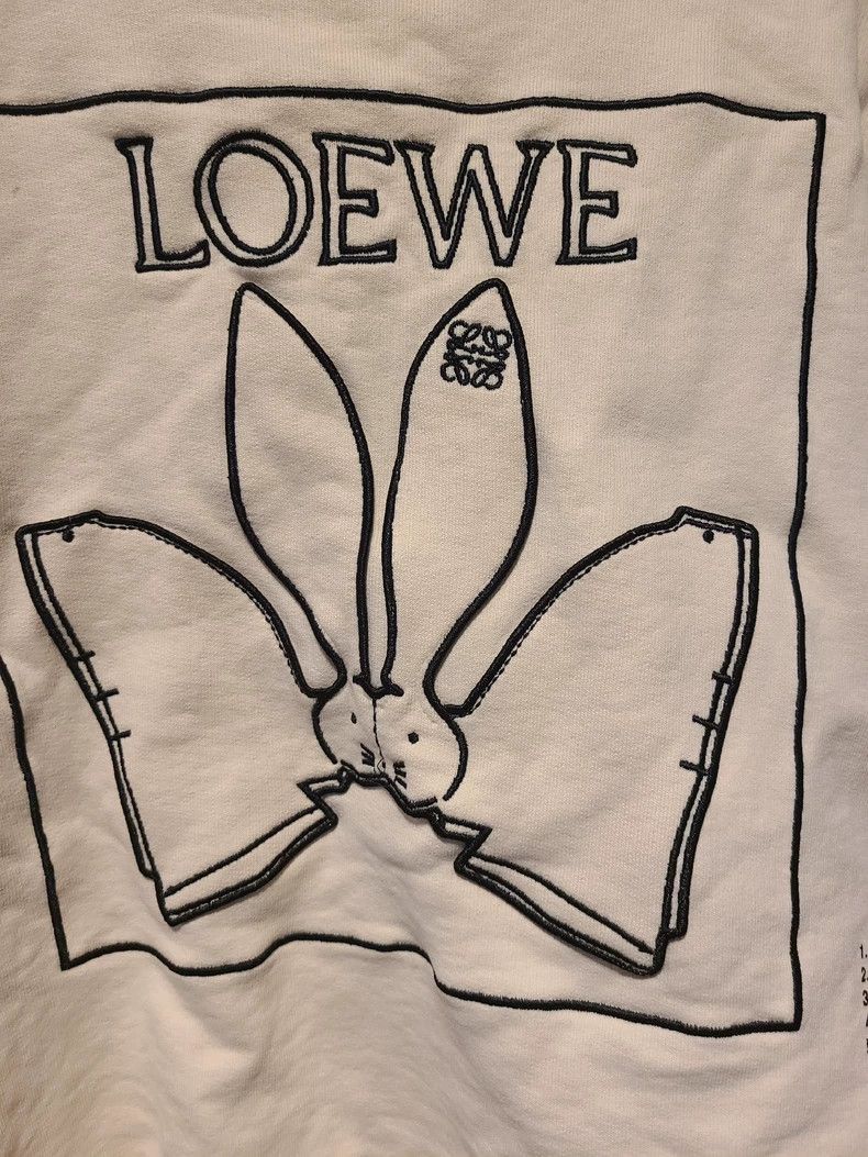 Loewe loewe graphic sweatshirt in cream color-2508 Size US S / EU 44-46 / 1 - 3 Thumbnail