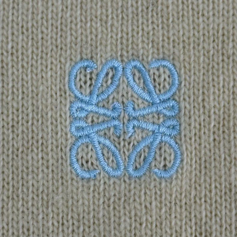 Loewe LOEWE White embroidered logo wool sweater Size M / US 6-8 / IT 42-44 - 7 Thumbnail