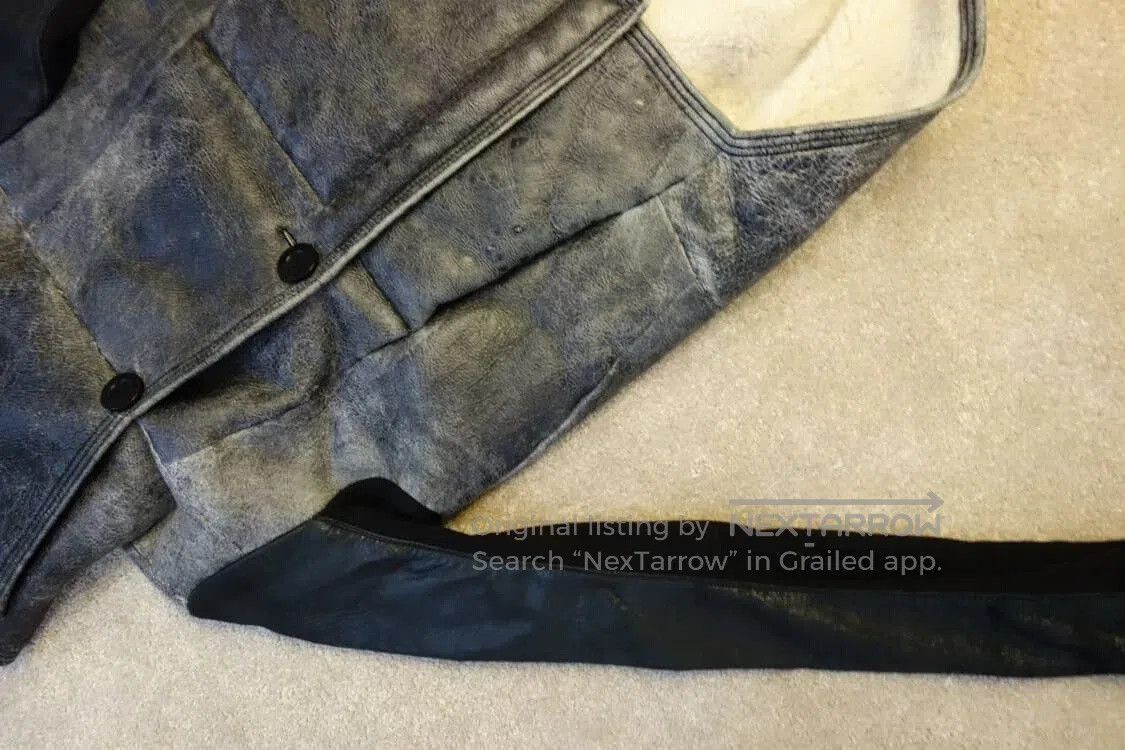Rick Owens Rick Owens Theseus Wool Leather Jacket. Size US M / EU 48-50 / 2 - 6 Thumbnail