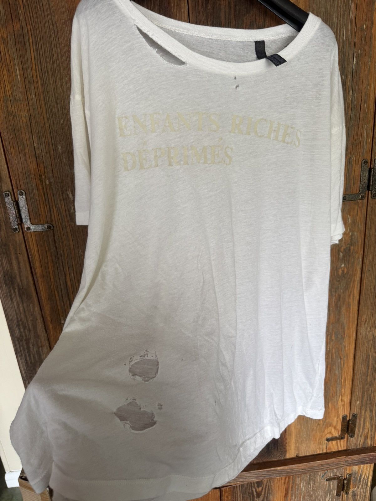 Enfants Riches Deprimes Enfants Riches Deprimes logo shirt - size xl Size US XL / EU 56 / 4 - 4 Thumbnail