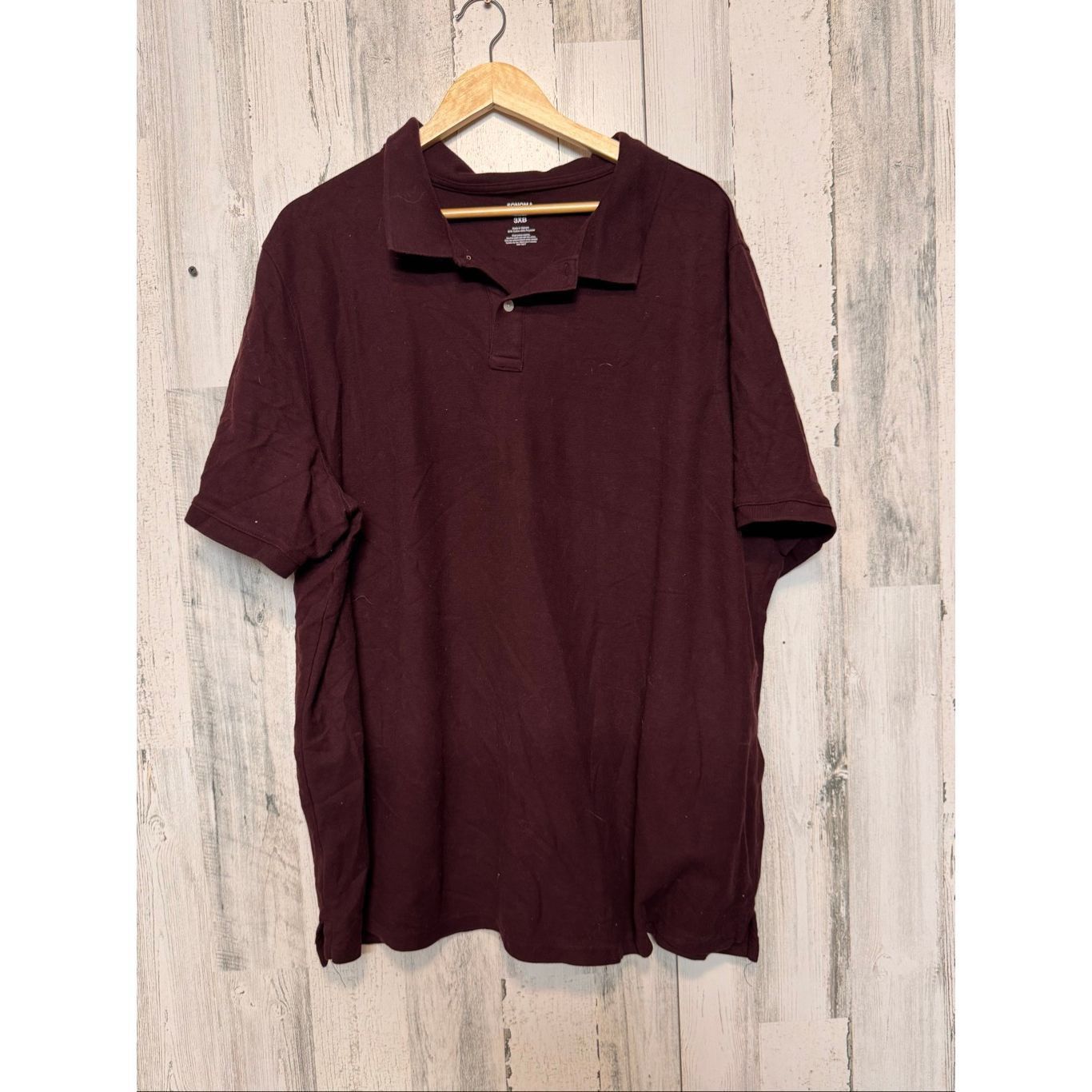 Sonoma Sonoma Men’s Burgundy Polo Shirt 3XB Short Sleeve Cotton Ble Size US XXL / EU 58 / 5 - 1 Thumbnail
