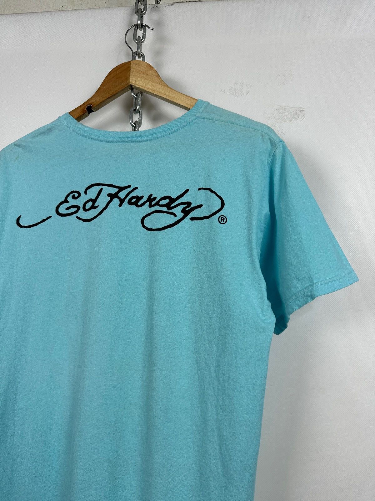 Vintage Ed Hardy by Christian Audigier Blue T-Shirt