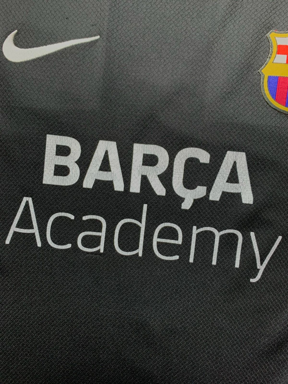 Vintage Nike Barcelona soccer jersey black size M