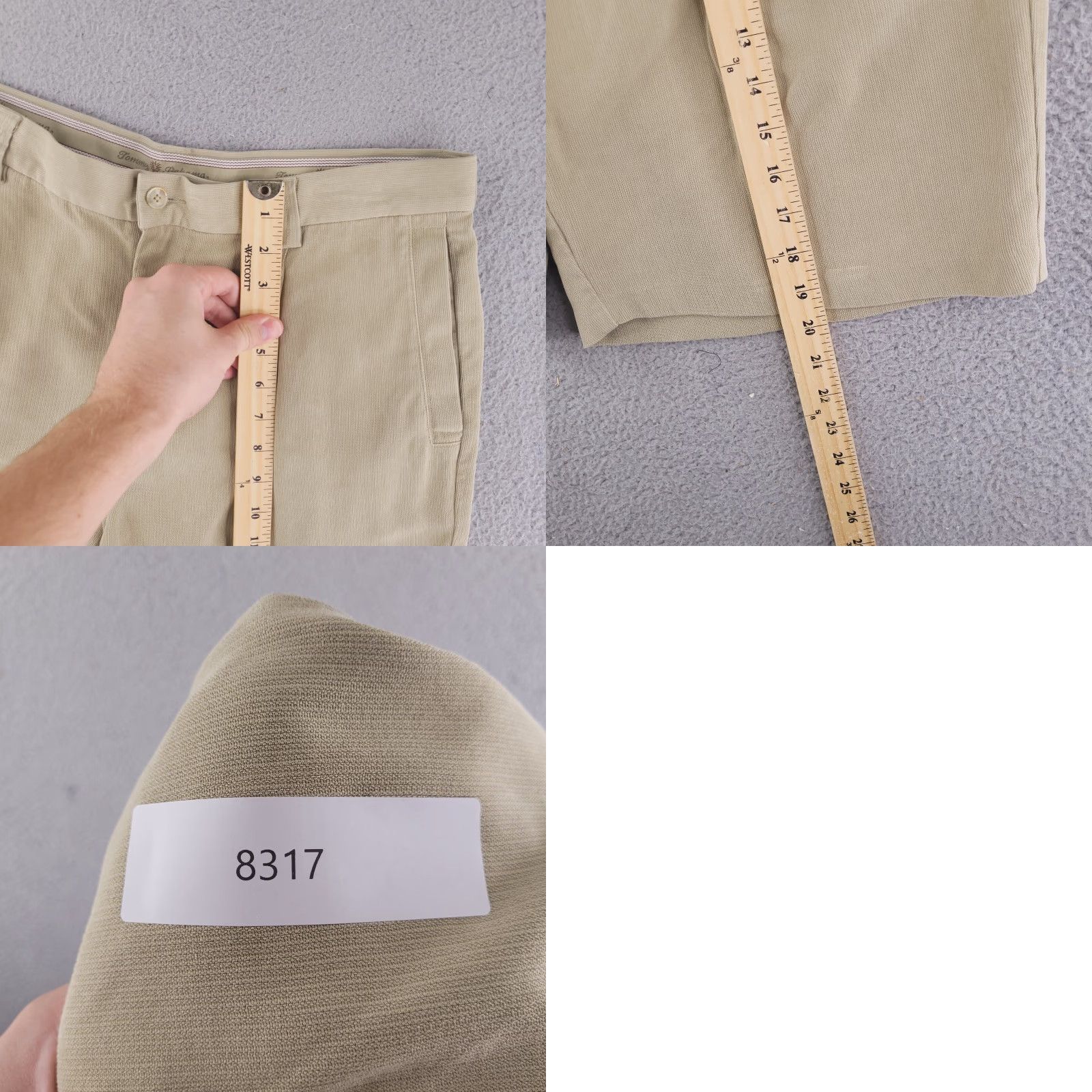 Tommy Bahama Tommy Bahama Shorts Mens Silk Chino Pleated 34 Brown, Size 34, Regular, Front Pleated, Silk Chino, Mens Shorts 34, Tommy Bahama Size US 34 / EU 50 - 8 Thumbnail