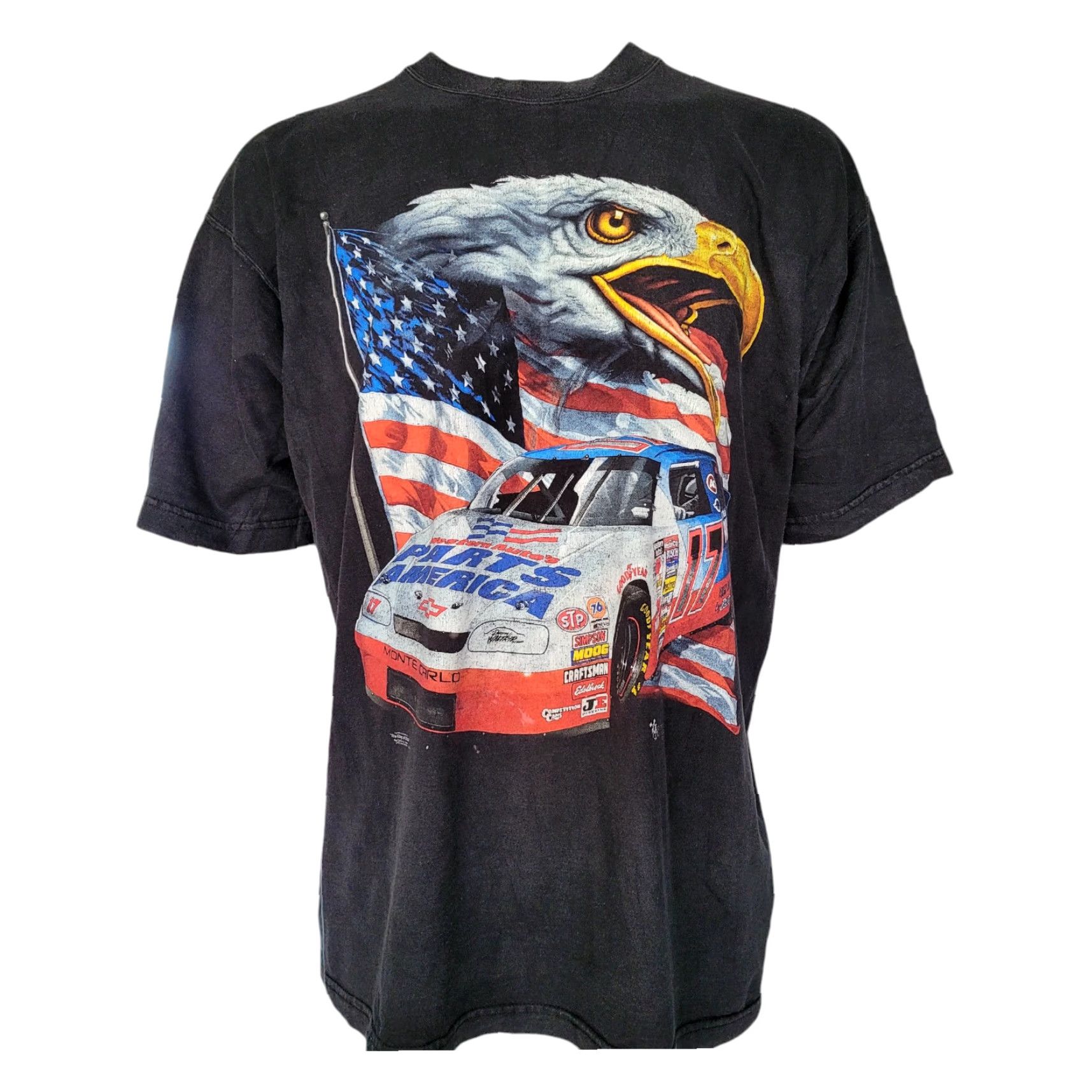 Fruit Of The Loom Darryl Waltrip NASCAR T-Shirt XXL Vintage Fruit of the Loom Racing Tee Size US XXL / EU 58 / 5 - 6 Thumbnail