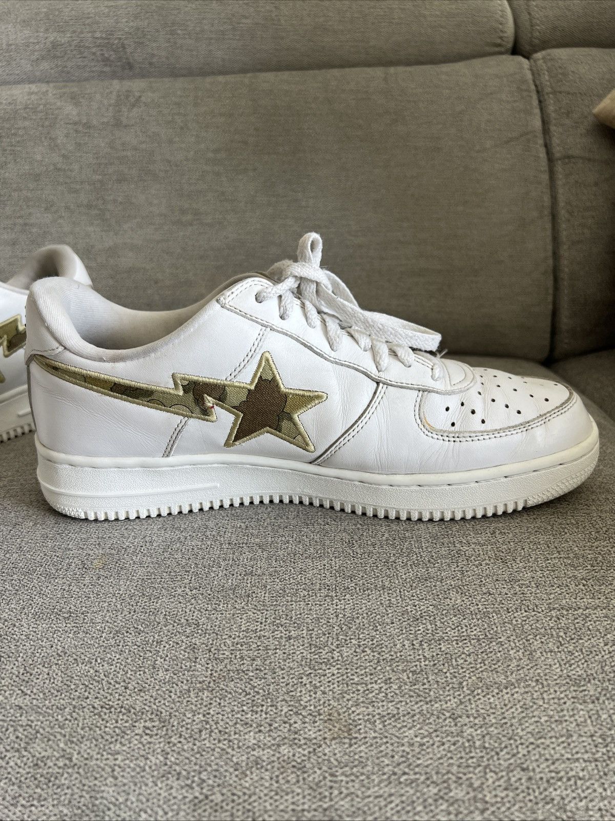 Bape A Bathing Ape Bape x Kaws Bapestas Sz 11 2005 Vintage Size US 11 / EU 44 - 8 Thumbnail