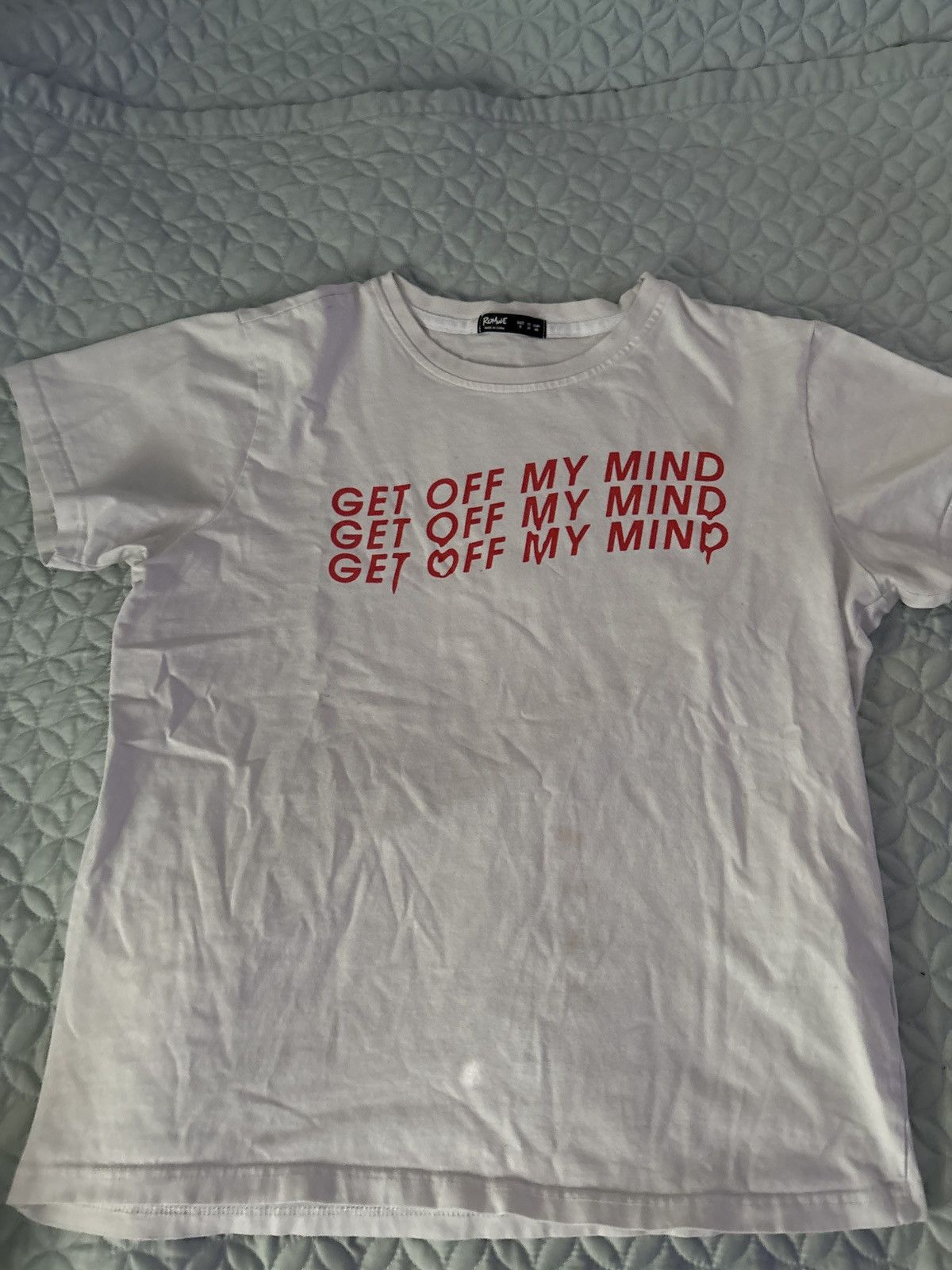 Other Get off my mind -romwe t-shirt Size US S / EU 44-46 / 1 - 5 Thumbnail