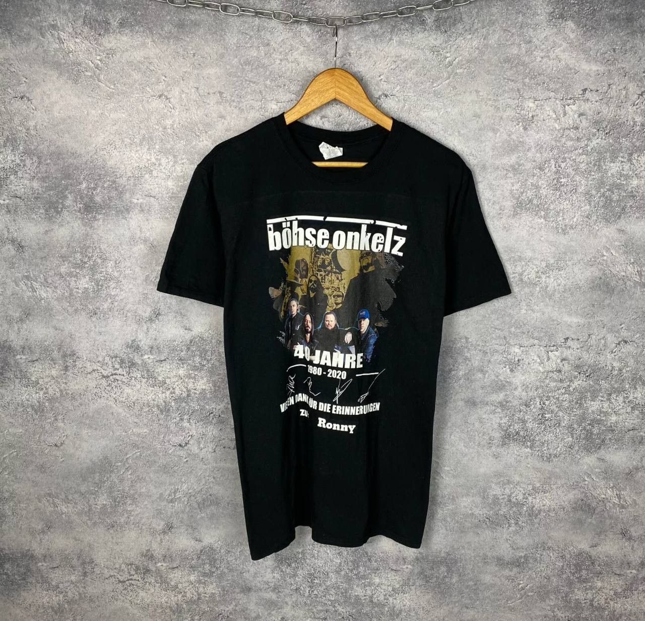Band Tees Bohse Onkelz Tee Men's Size L Black Short Sleeve ` Size US L / EU 52-54 / 3 - 1 Thumbnail