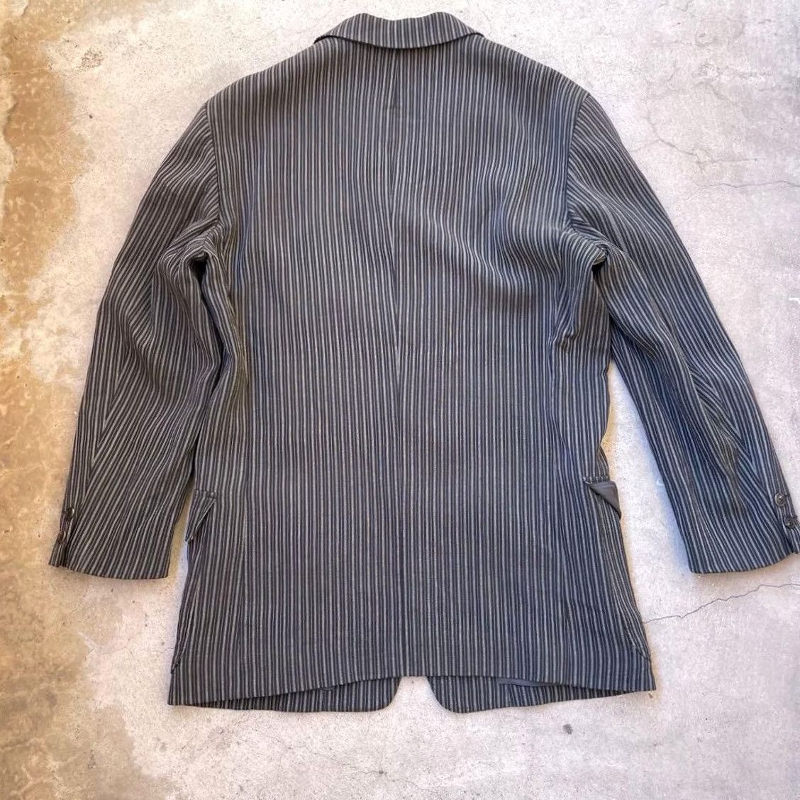 Issey Miyake ISSEY MIYAKE Jacket MEN Tailored Olive Gray Rayon M USED 4B Size M Shirt Mens Size US M / EU 48-50 / 2 - 2 Thumbnail