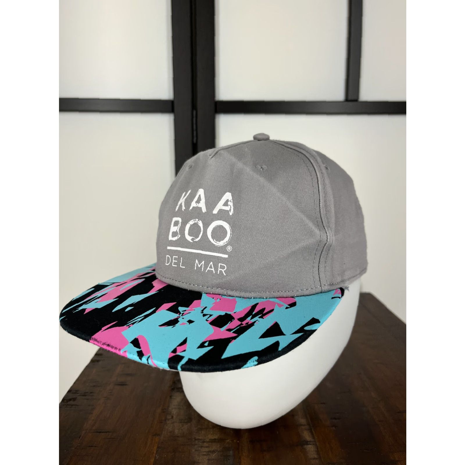 Vintage Coors Light Kaaboo Del Mar Hat Cap Snap Back Adult One Size Gray Cotton Music Size ONE SIZE - 4 Thumbnail