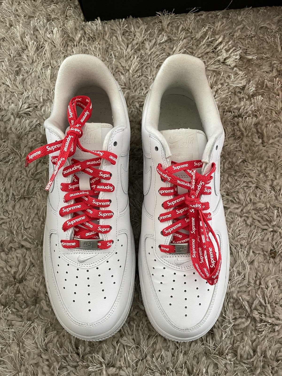 Supreme Supreme x Nike Air Force Triple White Size US 9 / EU 42 - 5 Thumbnail