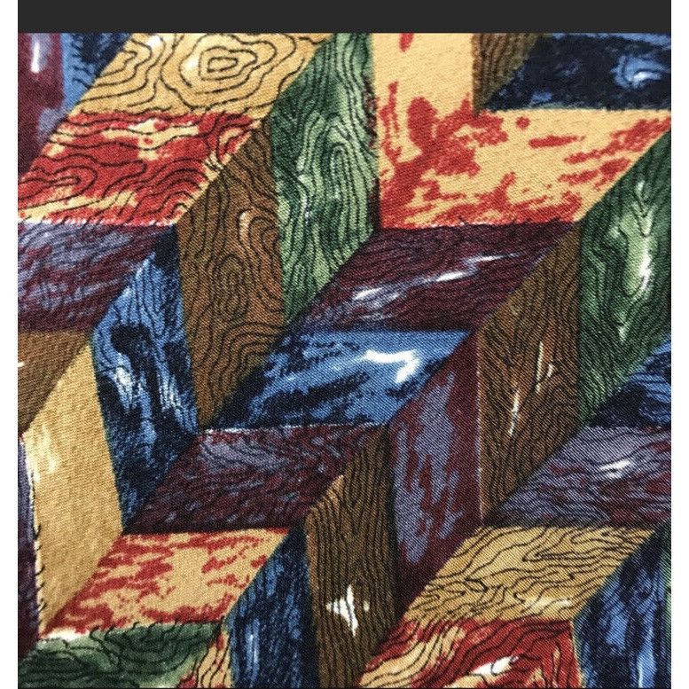 Arrow Structure Men's tie Patchwork Arrow in Fall / Autumn colors Size ONE SIZE - 3 Thumbnail