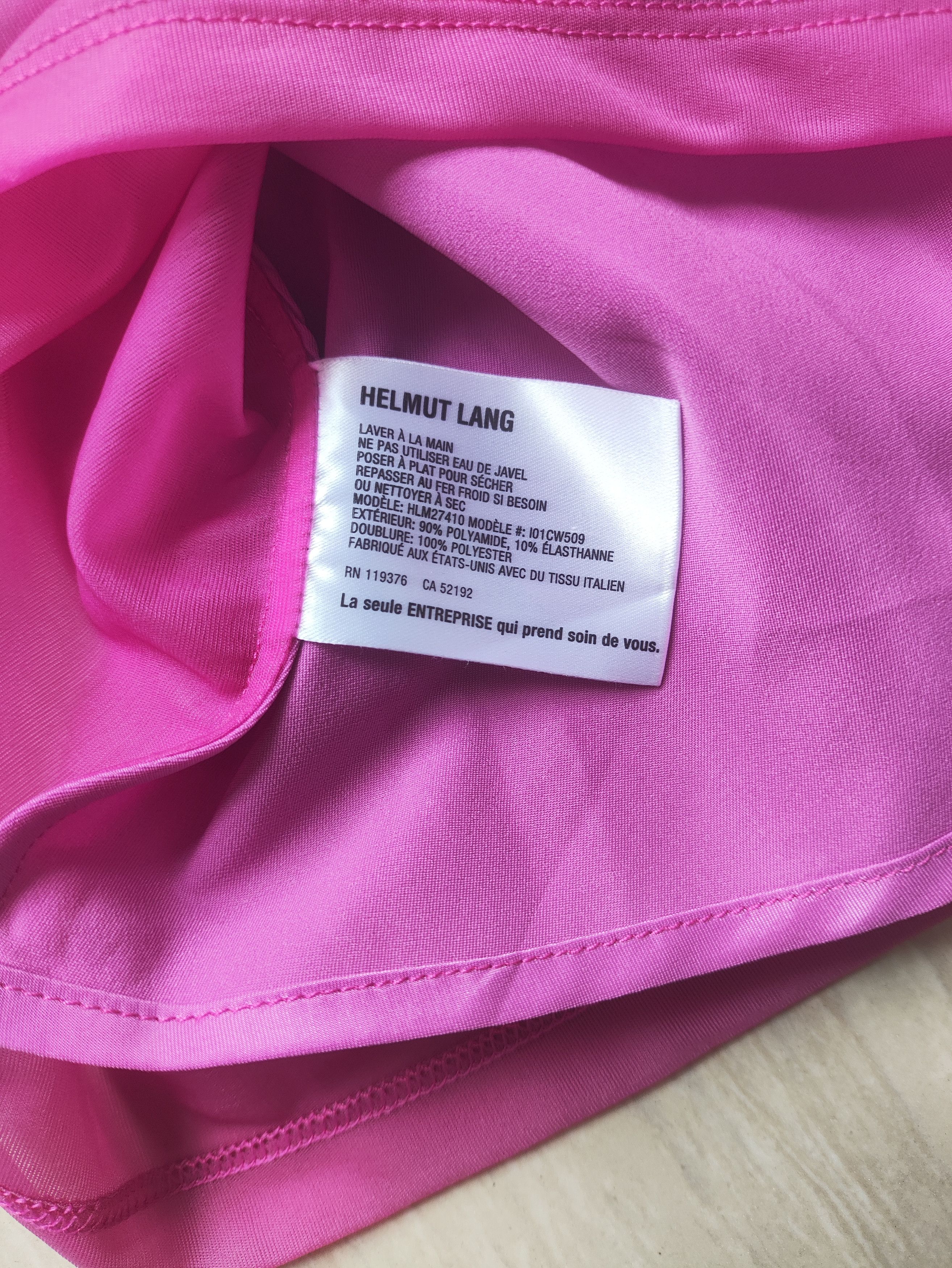 Helmut Lang SS18 Shayne Oliver Design Pink Bobo Strip T-shirt Size L / US 10 / IT 46 - 8 Thumbnail