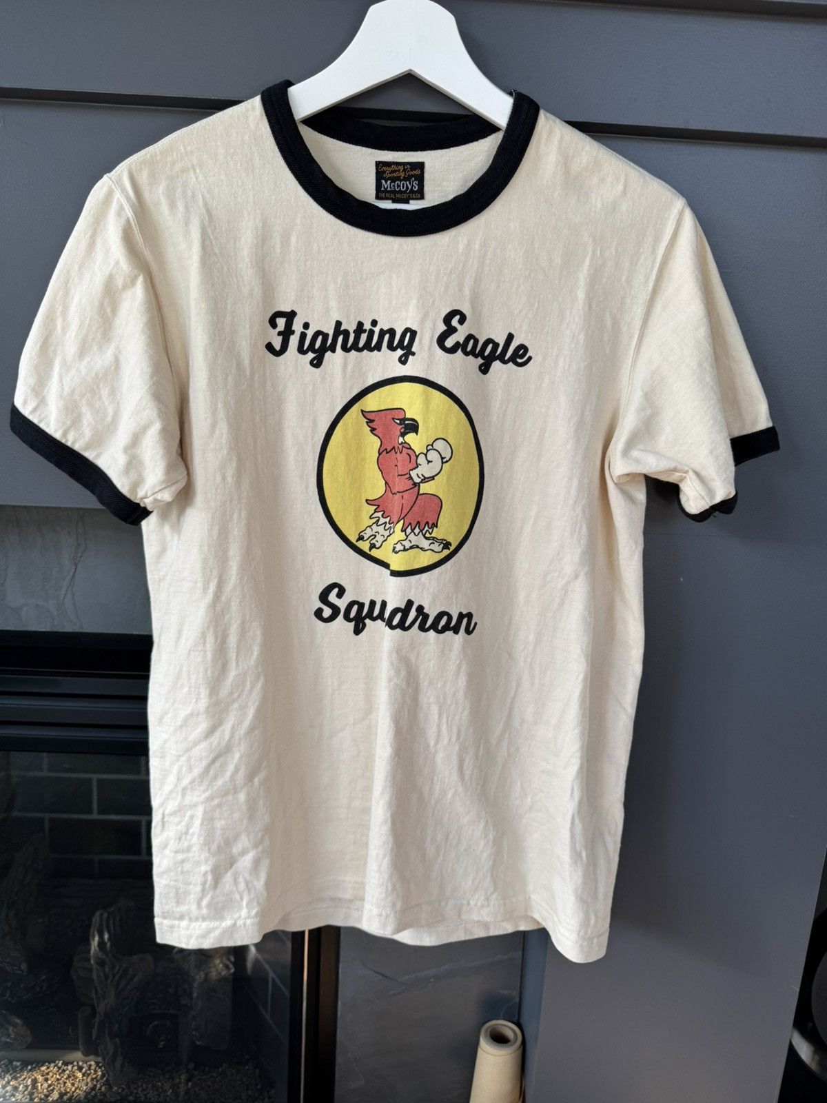 The Real McCoy's The Real McCoys T Shirt - Fighting Eagle Squadron Size US S / EU 44-46 / 1 - 1 Thumbnail