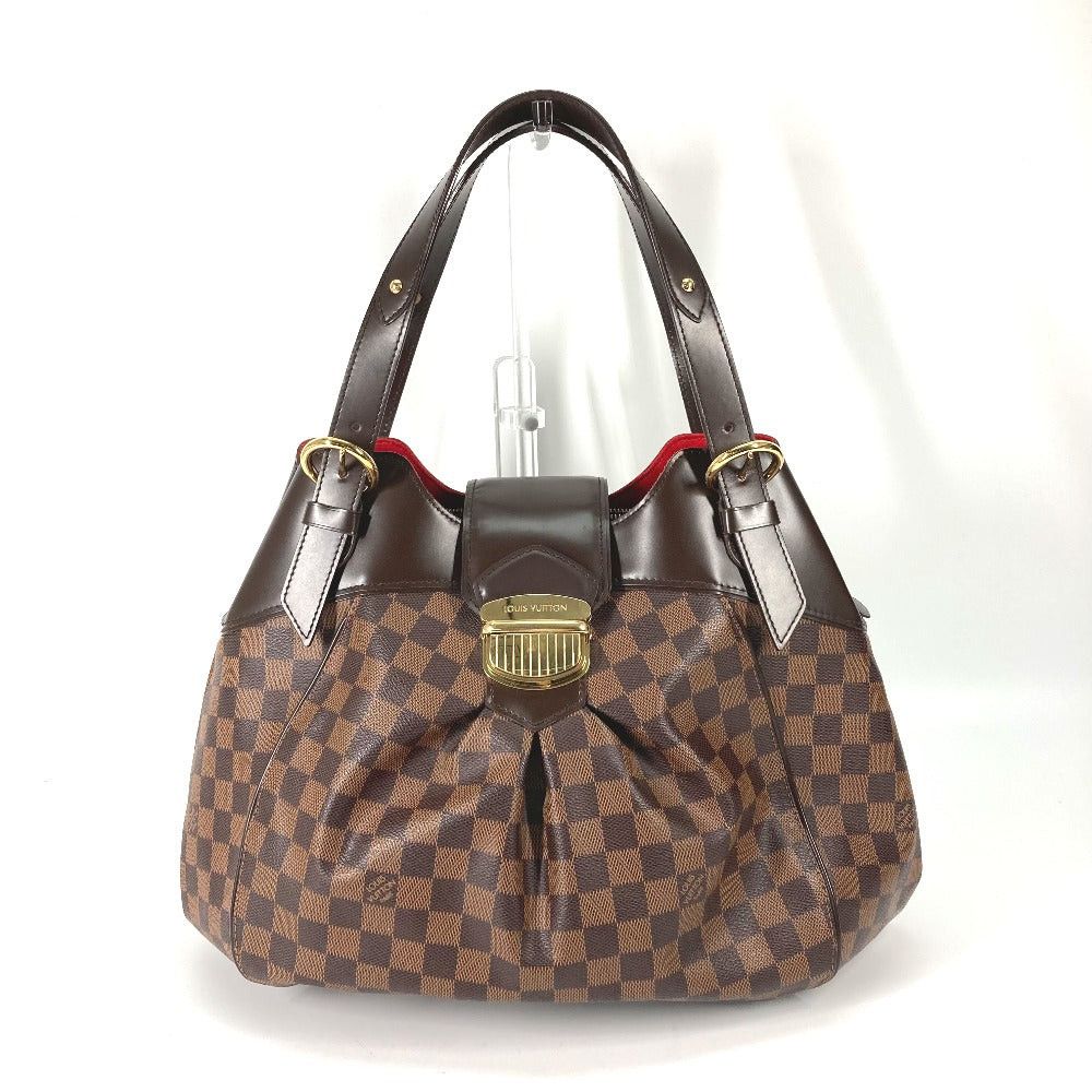 Louis Vuitton N41540 Damier Sistina Gm Tote Bag Briefcase Shoulder Canvas Women Ebenu. Brown
