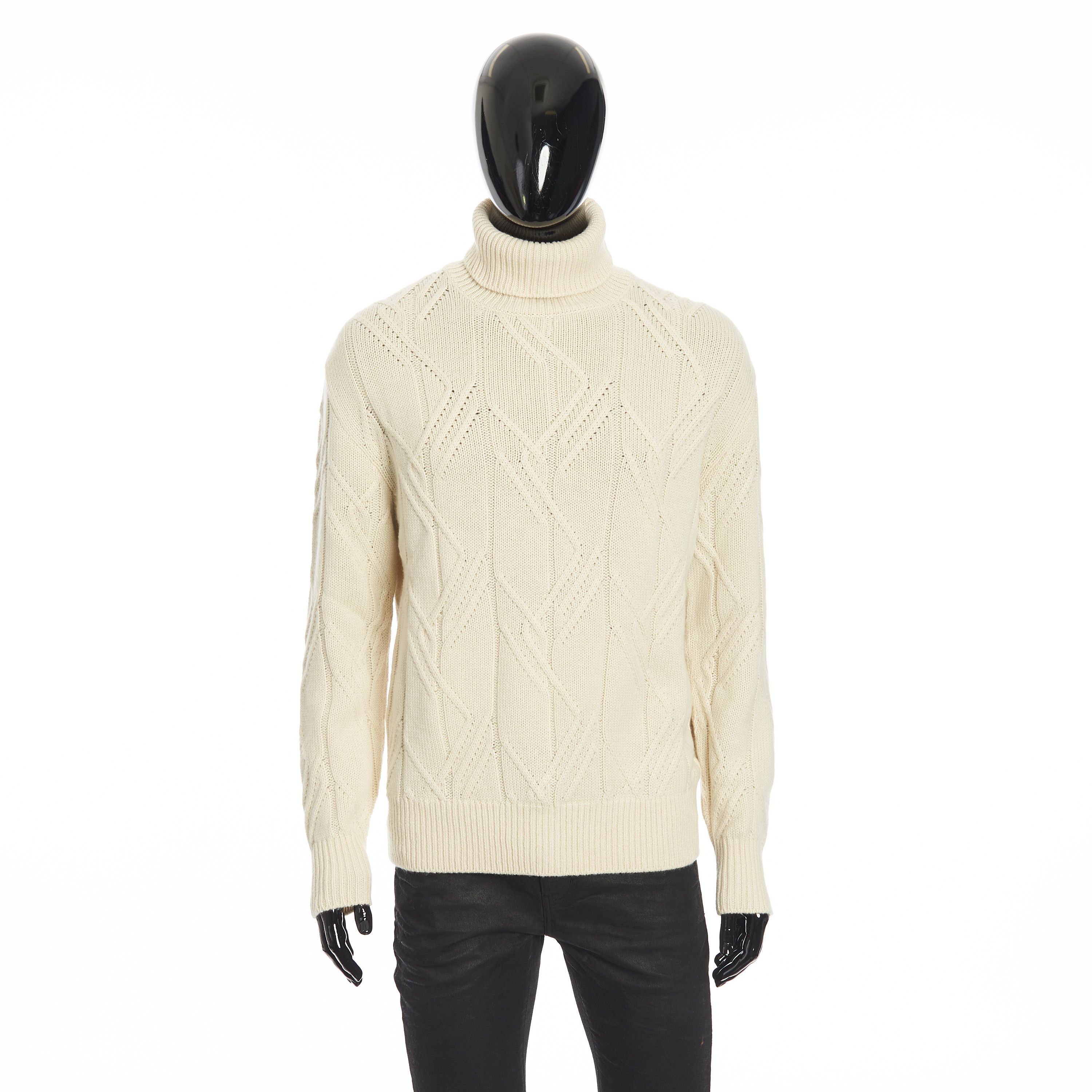 image of Loro Piana Hawick Turtleneck Sweater In Nougat Cashmere, Men's (Size Medium)