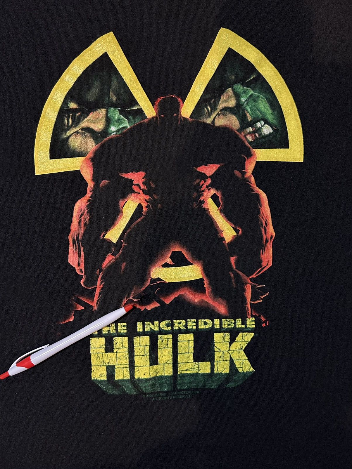 Vintage 2002 Vintage Marvel “The Incredible Hulk” x Oversized Size US XL / EU 56 / 4 - 5 Thumbnail