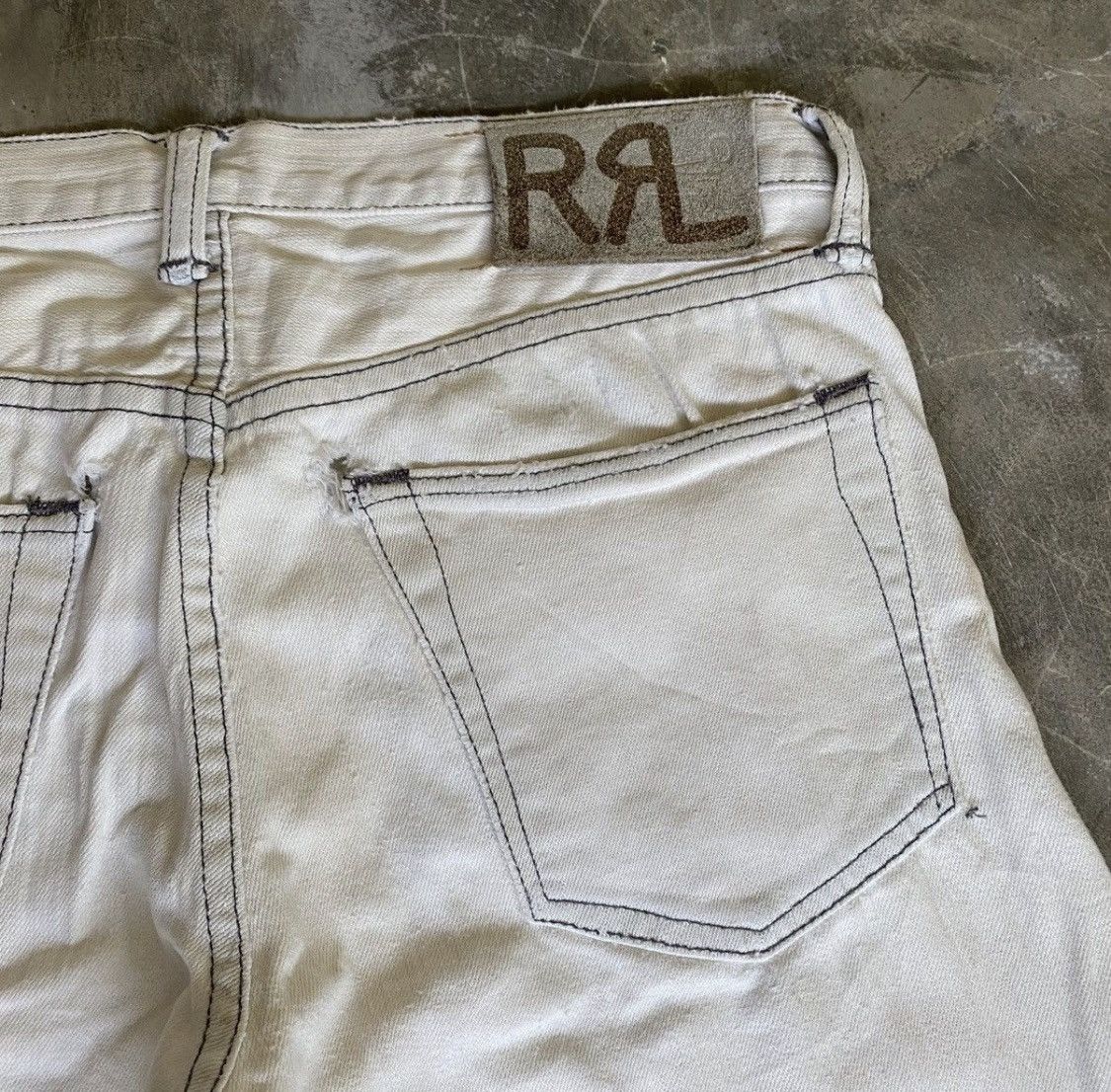 RRL Ralph Lauren Vintage Double RRL Ralph Lauren Stretch Skiny Fit Denim Size US 29 - 10 Thumbnail
