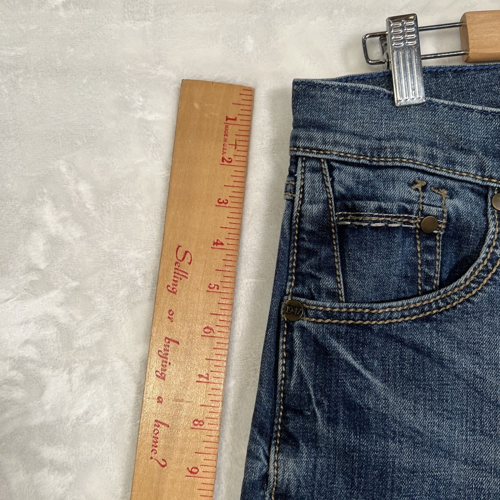 Wrangler Wrangler Jeans Mens 32x34 Retro Slim Boot Leg Blue Denim Size US 32 / EU 48 - 11 Thumbnail