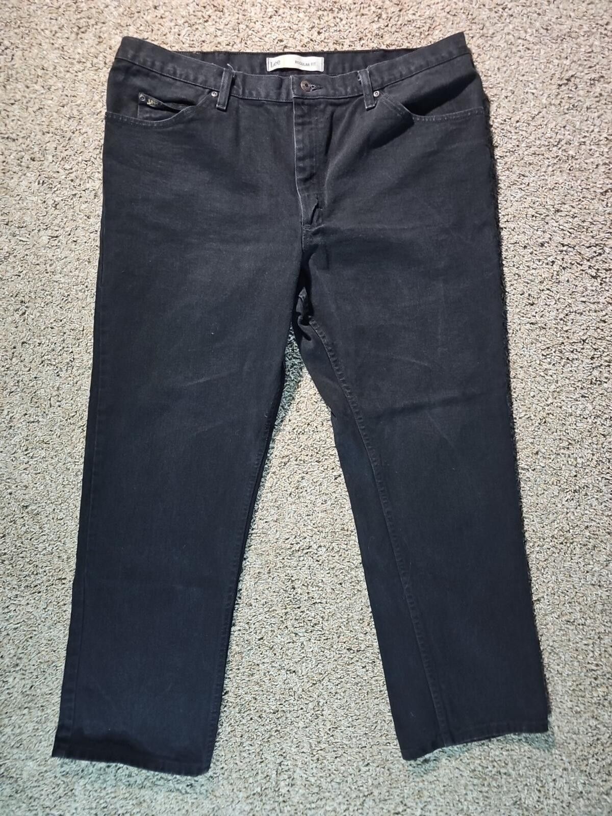 Lee Lee Regular Fit 42x30 Black Jeans Size US 42 / EU 58 - 1 Thumbnail