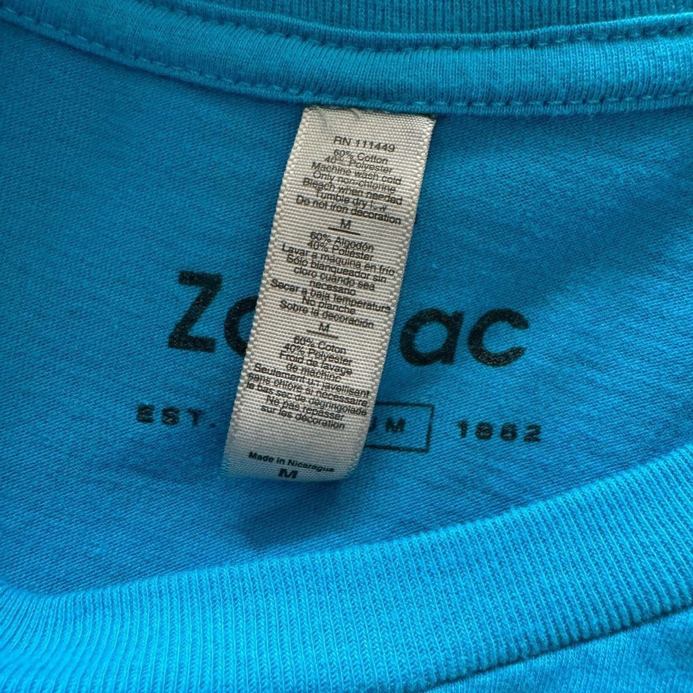 Other Zodiac SZ M Sea Wolf blue t-shirt Size US M / EU 48-50 / 2 - 3 Thumbnail