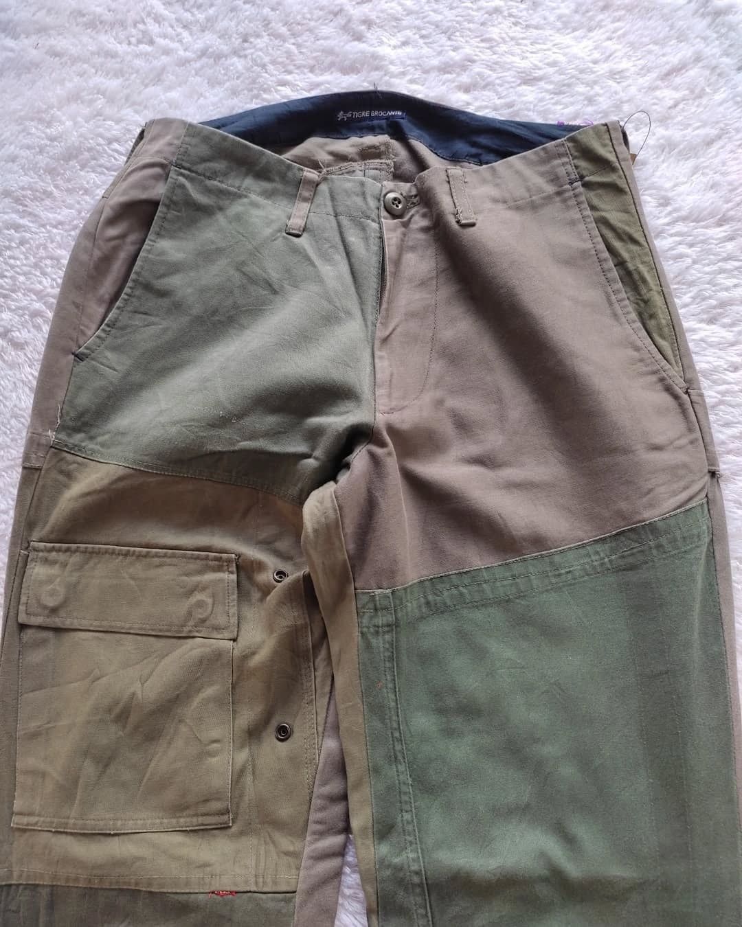 Vintage Tigre brocante reconstruction pants Size US 31 - 4 Thumbnail