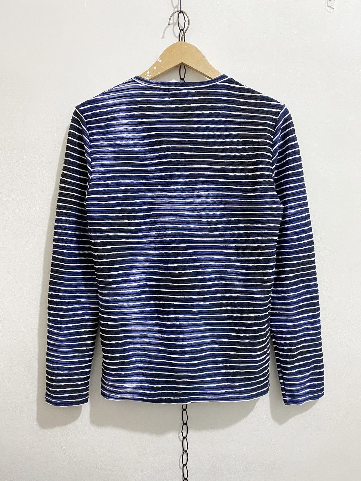 If Six Was Nine Tornado Mart Pleats Distreseed Long Sleeve Tee Size US M / EU 48-50 / 2 - 6 Thumbnail